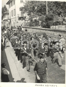 1955 ca CANTELLO (VA) Sagra degli Asparagi - La banda musicale - Foto 13x18