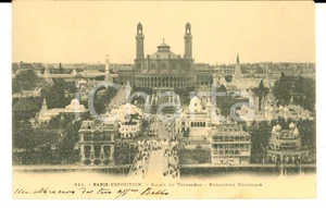 Autografo originale 1900 PARIS Exposition  Trocadero Autografo col. Giovanni BONA Fanteria FP 1
