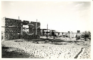 Fotografia d epoca originale 1930 ca BENGASI Libia Il nuovo macello in costruzione Fotografia 1