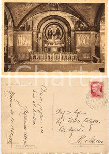 Autografo originale 1941 MONTECASSINO Abate Ildebrando GREGORI invia saluti dall Abbazia AUTOGRAFO 1