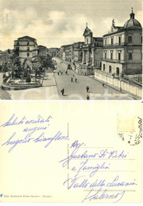 Autografo originale 1950 ca NICASTRO Veduta corso NUMISTRANO Autografo Gregorio CIANFLONE FG VG 1