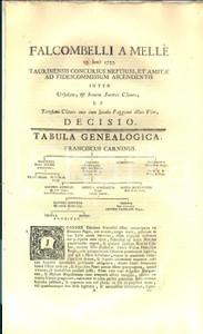 Documento originale, autentico 1755 TORINO Lite per fedecommesso sorelle Orsola e Teresa CLAVES 1