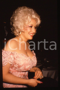  35mm vintage slide* 1985ca MUSICA COUNTRY Dolly PARTON Ritratto cantante (6)