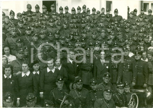 Fotografia d epoca originale 1935 RIGA LETTONIA Guido FERRUCCIO CABALZAR Ispettore CAUR comandanti Milizia 1