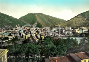 Cartolina originale da collezione 1960 ca SCANNO (AQ) Veduta panoramica del paese *Cartolina postale FG NV 1