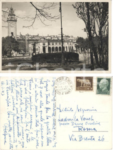 Autografo originale 1943 BERGAMO Particolare da Porta Nuova Ing. Piero DEPASE a Ludmila VOUCH FP VG 1