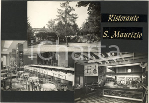 Stampa, bozzetto originale 1965 ca MARIANO COMENSE  Ristorante SAN MAURIZIO  Vedutine Bozzetto cartolina 1