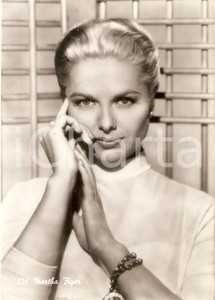 Cartolina originale da collezione 1950 ca CINEMA Actress Martha HYER Portrait Cartolina FG NV 1