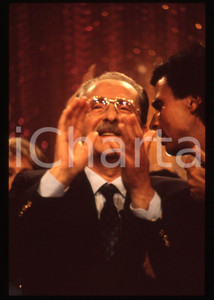 35mm vintage slide* 1988 RAI 2 - Domenico MODUGNO a CHI TIRIAMO IN BALLO? (7)