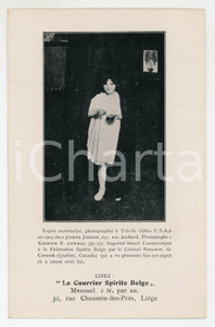 Cartolina originale da collezione 1910 ca LIEGE Librairie Spirite  Esprit matÃ©rialisÃ© chez Joseph JONSON  Carte 1