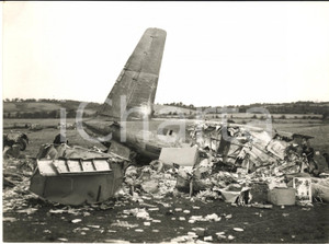 1960 SHANNON (IRELAND) Aereo DC7 ALITALIA precipitato dopo il decollo *Foto