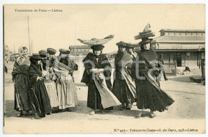 1900 ca LISBOA (PORTUGAL) Vendedoras de peixe - Bilhete postal FP NV  Cartolina postale d'epoca, non viaggiata.CONDIZIONI: FAIRFORMATO: FP    originale e autentica 1
