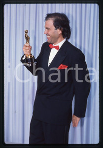 Fotografia d epoca originale 35mm vintage slide 1990 ACADEMY AWARDS Oliver STONE Vincitore Premio OSCAR 2 1