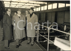 1958 RAVENNA Ambasciatore jugoslavo visita gli impianti A.N.I.C. - Foto 18x13 cm