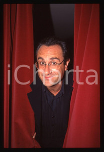 35mm vintage slide* 1997 MILANO Gino RIVIECCIO al Teatro Manzoni Ritratto (1)
