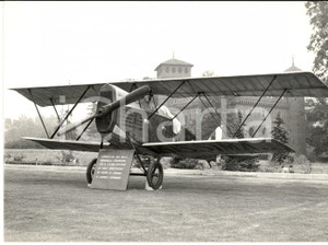 1957 TORINO Salone della Tecnica - Aereo di D'ANNUNZIO per volo su Vienna *Foto