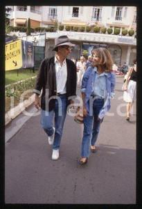 35mm vintage slide* 1989 CANNES Festival Jerry SCHATZBERG & Maureen KERWIN (37)