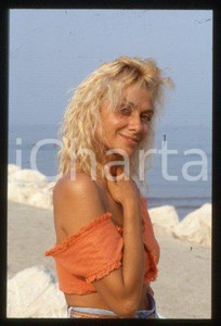35mm vintage slide* 1985 ca ITALIA Rossella GARDINI Ritratto di attrice (26)