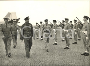 1954 ROMA CIAMPINO Visita R.A.F. in Italia - Arrivo gen. John WHITLEY *Photo