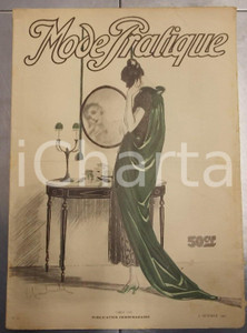 Giornale, rivista storica Octobre 1921 PARIS MODE PRATIQUE Journal femme et maison n°41 Jupes à la mode 1