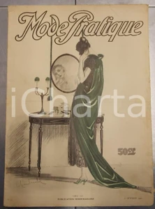 Giornale, rivista storica Octobre 1921 PARIS MODE PRATIQUE Journal femme et maison n°41 Jupes à la mode 1