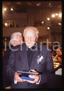 35mm vintage slide* 1995 RIMINI Monsignore Andrea SPADA a un convegno (3)