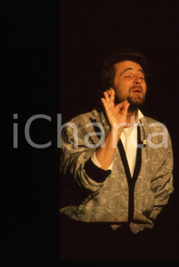 35mm vintage slide* 1988 FESTIVAL DI SANREMO Beppe GRILLO in scena RAI UNO (18)
