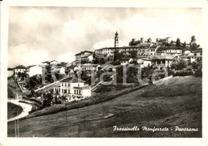 Cartolina originale da collezione 1951 FRASSINELLO MONFERRATO (AL) Panorama del paese *Cartolina postale FG VG 1