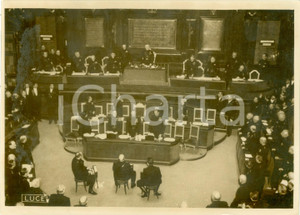 Fotografia d epoca originale 1938 ROMA Il Senato crea il grado di MARESCIALLO DELL IMPERO Fotografia 1