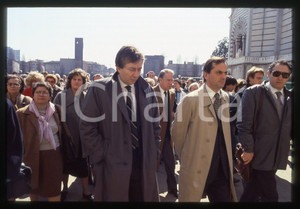 35mm vintage slide* 1986 MILANO Funerale Michele SINDONA Nino SINDONA Ritratto 3