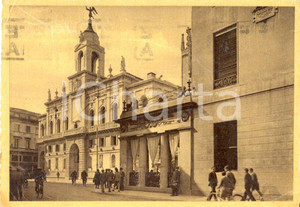 Autografo originale 1941 PADOVA Autografo Nina BERGAGIO artista EIAR su cartolina Palazzo Municipale 1