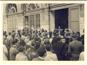 Novembre 1953 TRIESTE Raduno dei cittadini per chiedere lavoro *Foto 18x13