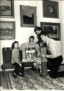 1971 CALCIO JUVENTUS Sandro SALVADORE in casa con la famiglia (4) Foto 30x40 cm