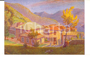 Cartolina originale da collezione 1940 ca PERLEDO LC Villa Collegio San Carlo in frazione BOLOGNA Cartolina 1