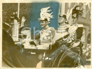 Fotografia d epoca originale 1937 COPENAGHEN Giubileo di Re Cristiano X Fotografia DANNEGGIATA 1