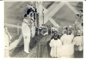 Fotografia d epoca originale 1939 FIRENZE Nozze Aimone di SAVOIAAOSTA e Irene di Grecia Foto FIORENZA 16x11 1