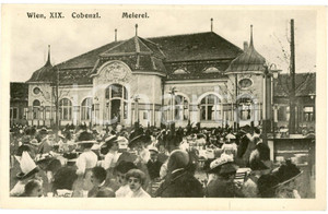 Cartolina originale da collezione 1915 WIEN  AUSTRIA Meierei Kobenzl  Cartolina ANIMATA FP NV 1