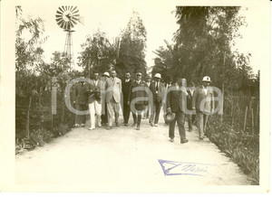 Fotografia d epoca originale 1930 ca BENGASI Libia Festa GRANO  Domenico SICILIANI Istituto Agrario Foto 1