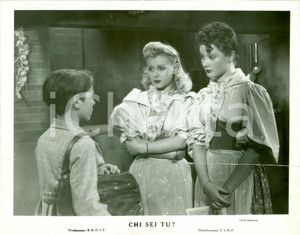 Fotografia d epoca originale 1939 Maria DENIS Lilia DALE Chi sei tu? FOTOGRAFIA di scena DANNEGGIATA 1