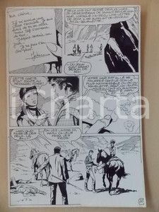 Opera d’arte autentica 1990 BILLY BOYD Ep.5 Luciano BERNASCONI Mappa del tesoro Tavola originale LUBE 1