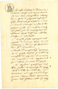 Documento originale, autentico 1868 LODI Lite Ercole TARENZI per cavo adacquatorio 1
