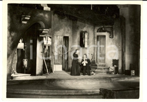 Fotografia d epoca originale 1938 ERBA TEATRO LICINIUM Regista Guido SALVINI  La figlia di Iorio Foto scena 1