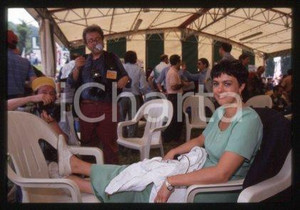 35mm vintage slide* 1995 ca LEGA NORD - ITALIA Politica Elisabetta BERTOTTI (20)
