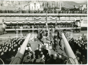 1958 GENOVA MARINA MILITARE - Cerimonia consegna Cacciatorpediniere IMPETUOSO