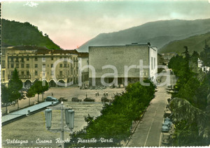 Cartolina originale da collezione 1958 VALDAGNO VI Il cinema RIVOLI in Piazzale VERDI 1