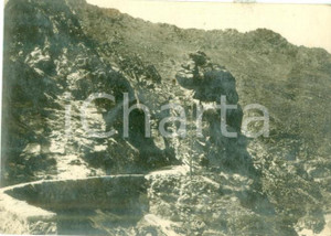 Fotografia d epoca originale 1935 ca CORSICA Veduta della Scala di Santa Regina Fotografia cm 8 x 6 1