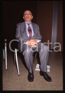 35mm vintage slide* 1998 MILANO POLITICA Salvatore SCIASCIA 16