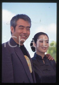 35mm vintage slide* 1996 CANNES Film Festival director Chen KAIGE & Gong LI (45)