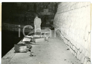 1955 ca PALERMO Sequestro sigarette di contrabbando peschereccio SERAFINA *Foto