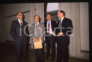 35mm vintage slide* 1988 ca MILANO Enrico DE MITA Giuseppe GUZZETTI (4)